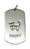 Large Dog Tag Full Character - Cat