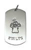 Large Dog Tag Full Character - Angel Girl