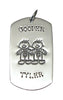 Large Dog Tag Full Character - Boy/Boy