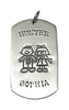 Large Dog Tag Full Character - Boy/Girl
