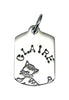 Small Dog Tag Half Character - Cat